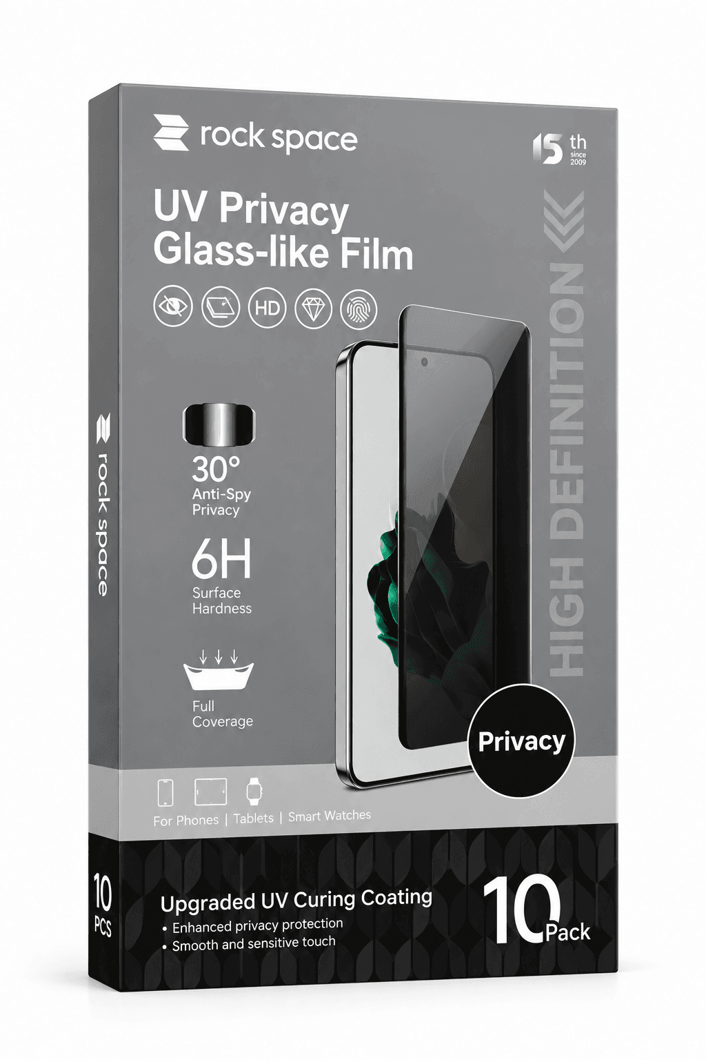 UV Privacidad T/S Rock Space